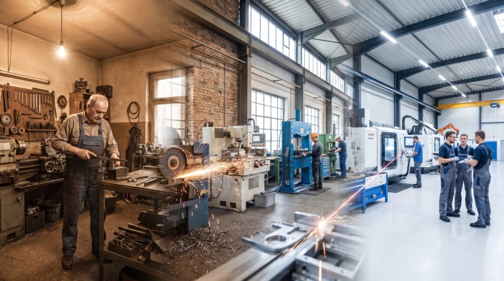 Vom Garagenbetrieb zur modernen Metallfertigung – unsere Geschichte bei MÄDEL METALL